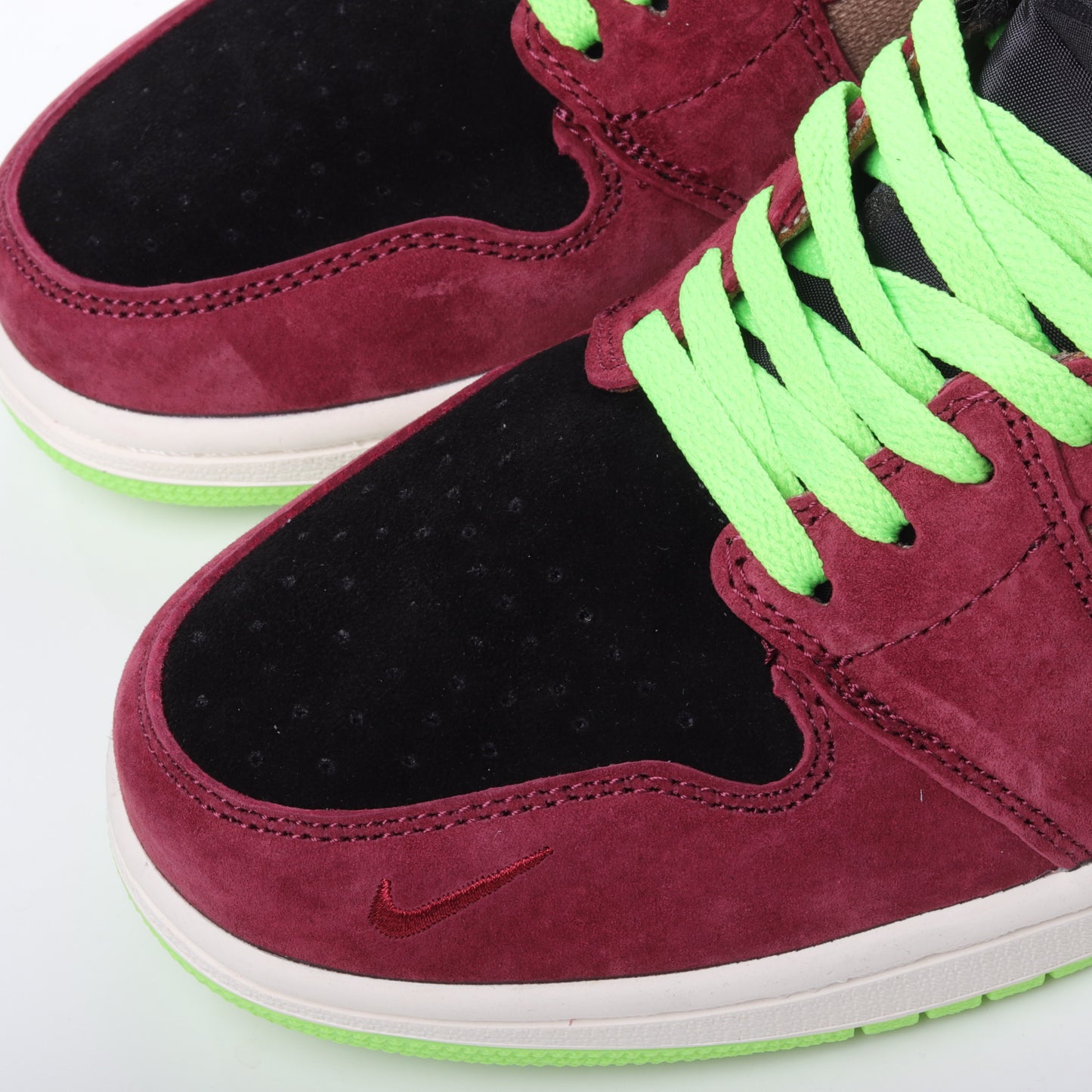 Air Jordan 1 Switch dark red zipper